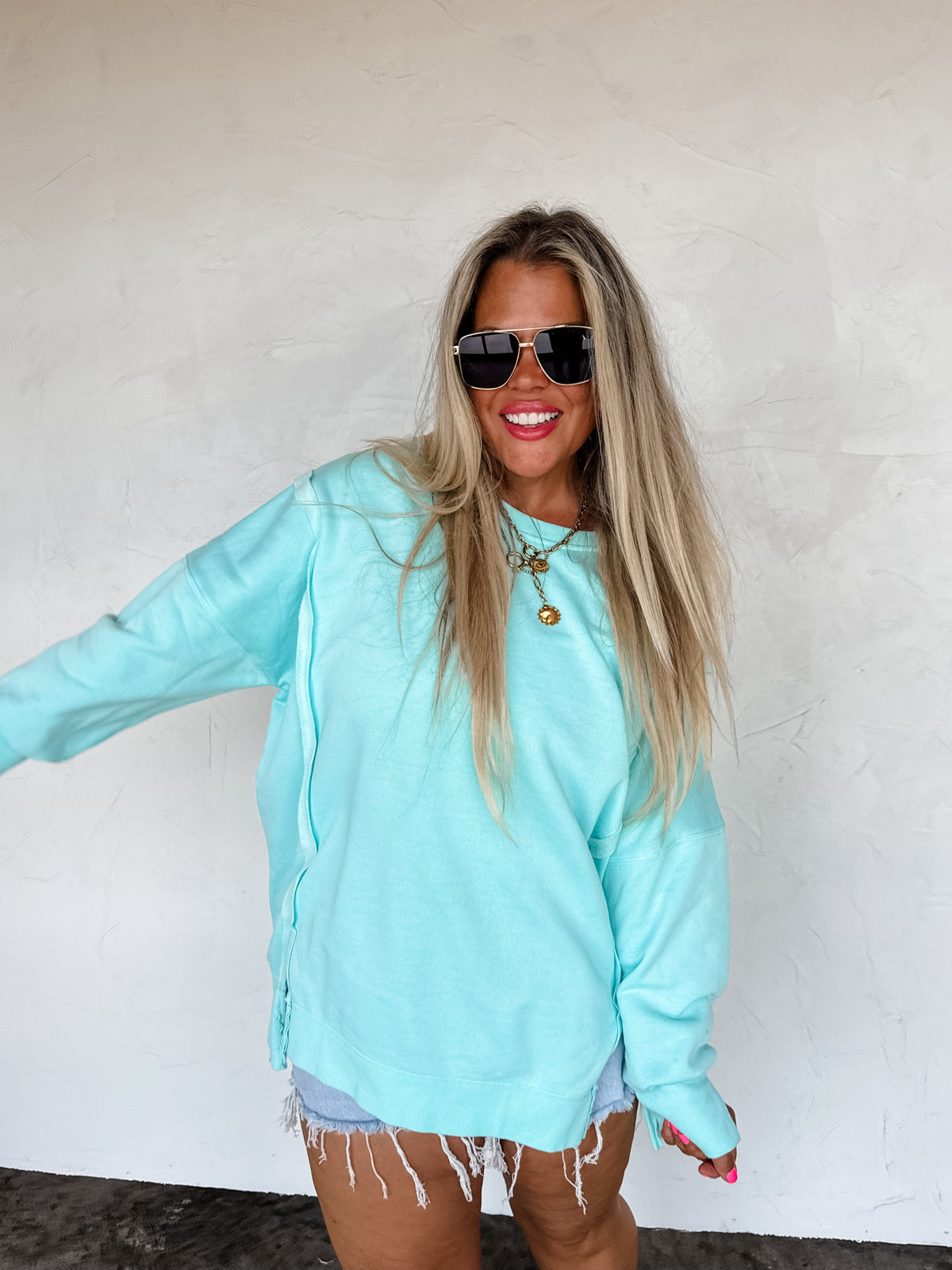 CANDY COLORS CLASSIC CREW PULLOVER