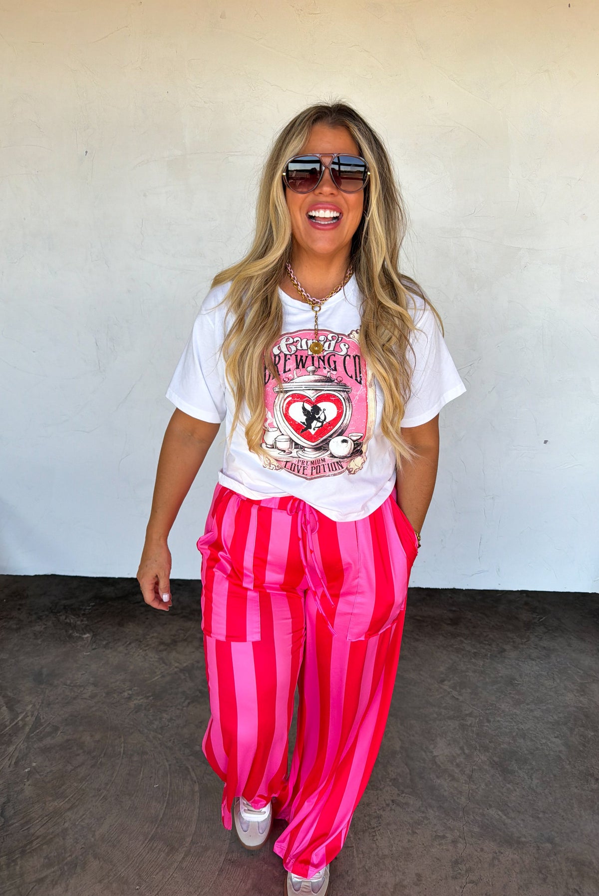 VALENTINES HADDIE WIDE LEG PANTS