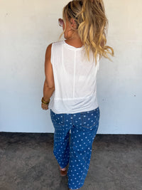 DARLING DOT BARREL JEANS