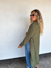 POPPY KNIT POPCORN CARDIGAN