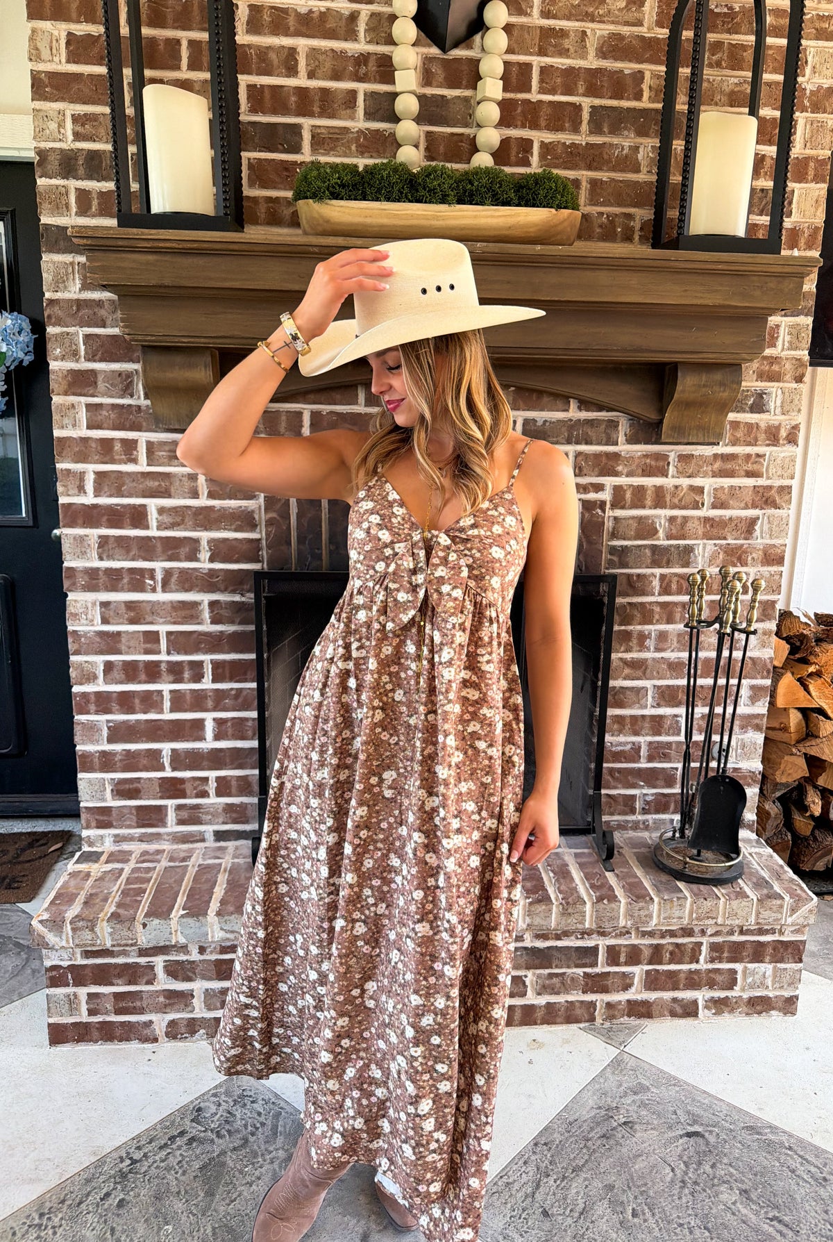 WESTERN CHARM MAXI DRESS
