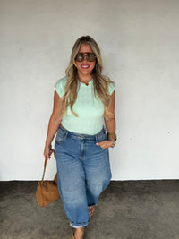 SPRING HARLEY CAP SLEEVE BASIC TOP