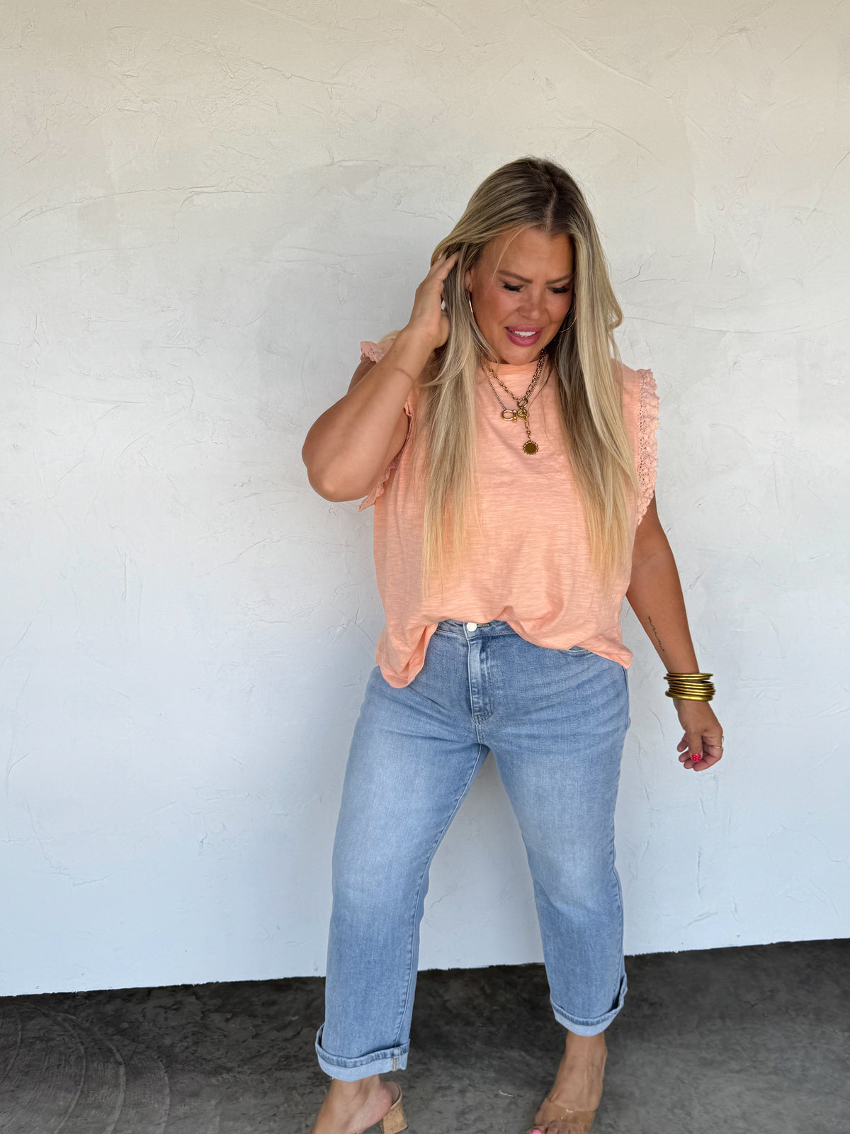 ALEXIE STRAIGHT LEG CROPPED JEANS