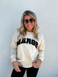 MARGS SHERPA LETTER SWEATSHIRT