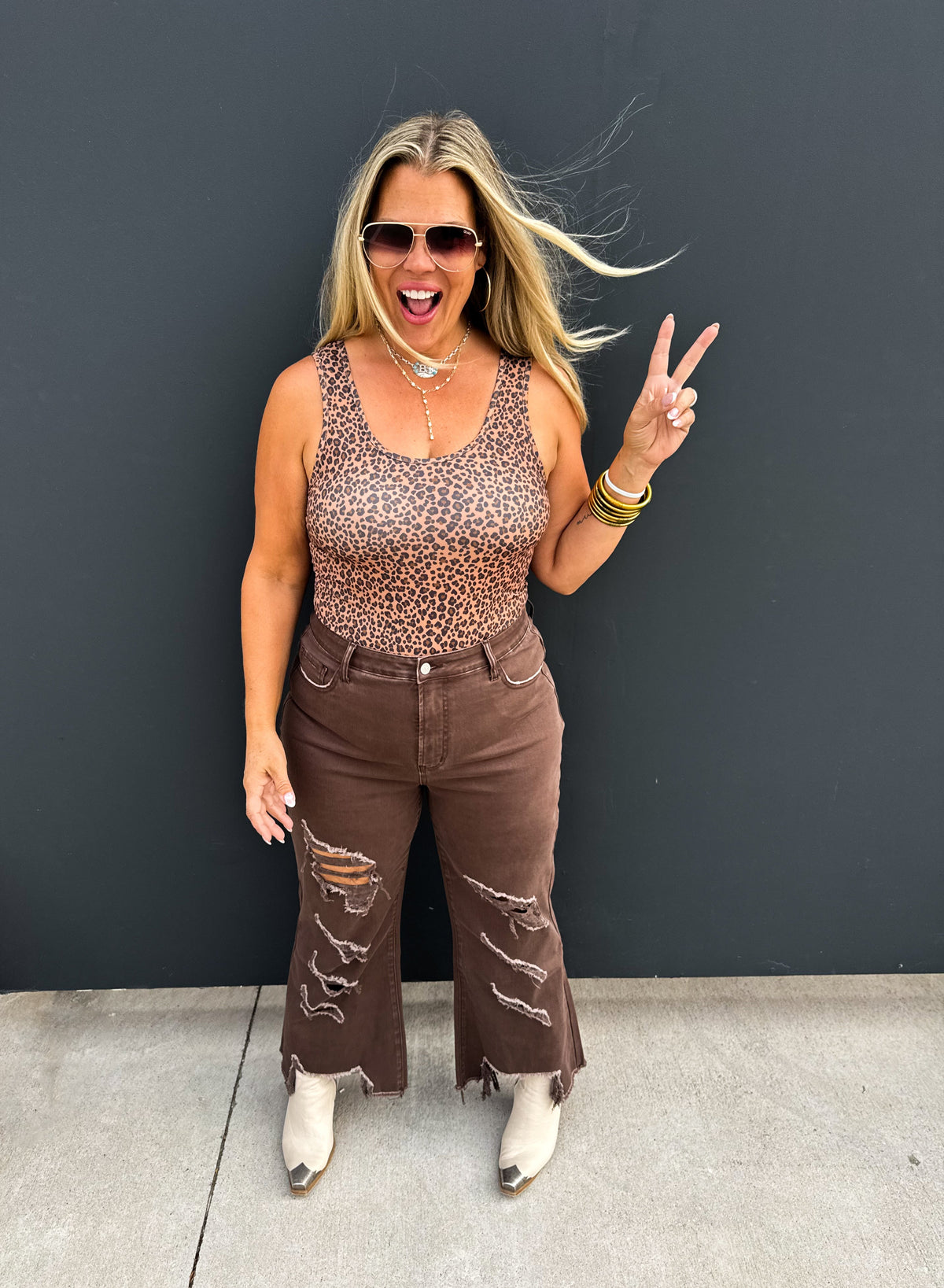 SPOTTED CHARM BODYSUIT