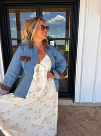 WESTERN CHARM MAXI DRESS