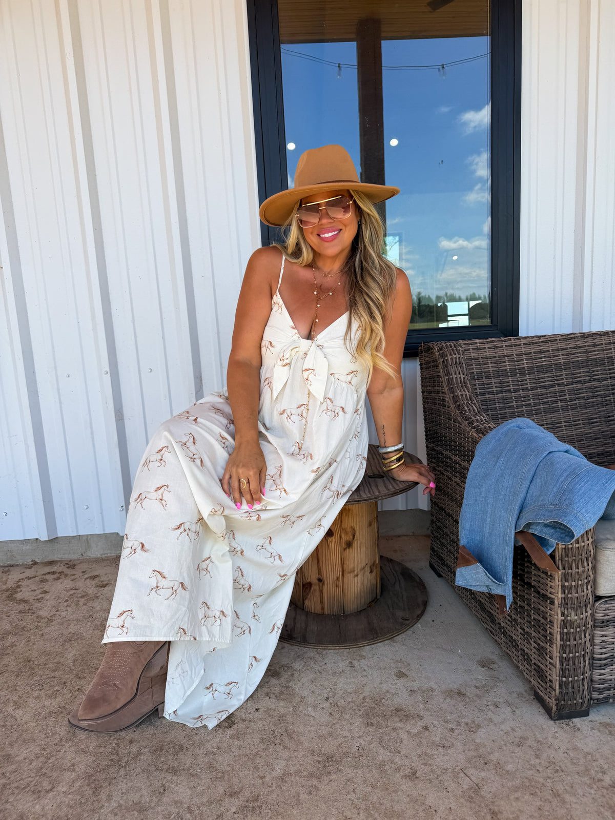 WESTERN CHARM MAXI DRESS