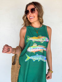 TROPIC LIKE IT’S HOT TERRY DRESS