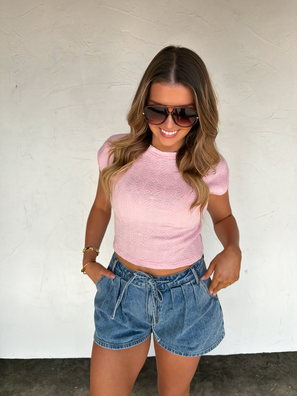 SPRING HARLEY CAP SLEEVE BASIC TOP