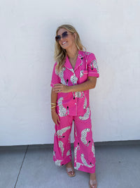 LUXE PRINT PAJAMA LOUNGE SET