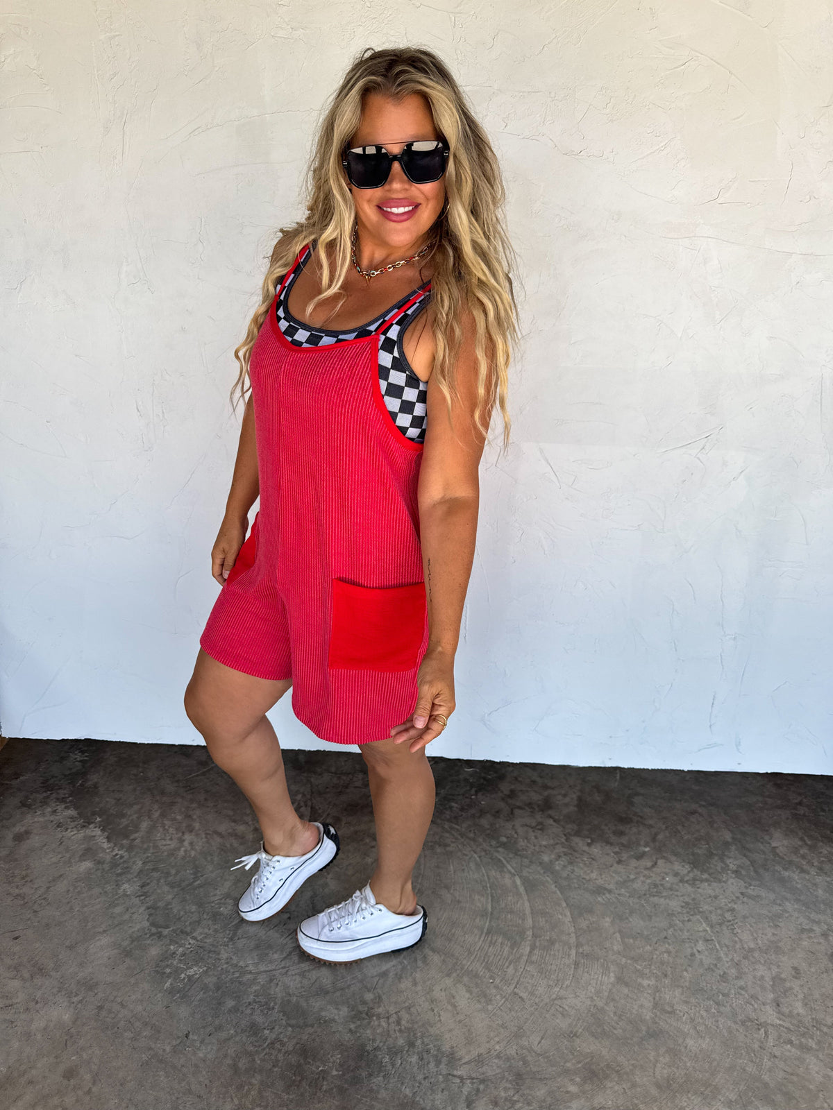 KINSEY RIBBED ROMPER