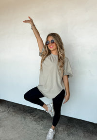 NEW COLORS- JOEY WASHED COTTON BOYFRIEND TEE