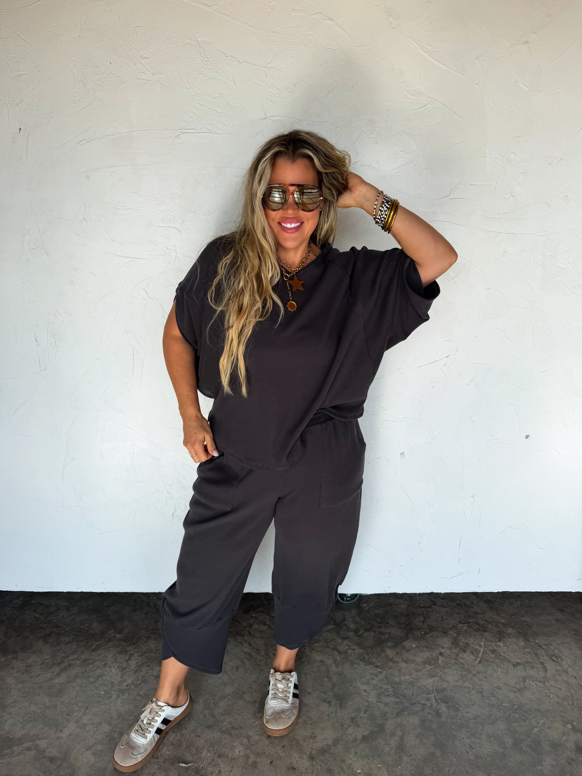 KEATON WAFFLE LOUNGE SETS