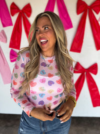 VALENTINES DRESS IT UP MESH TOPS