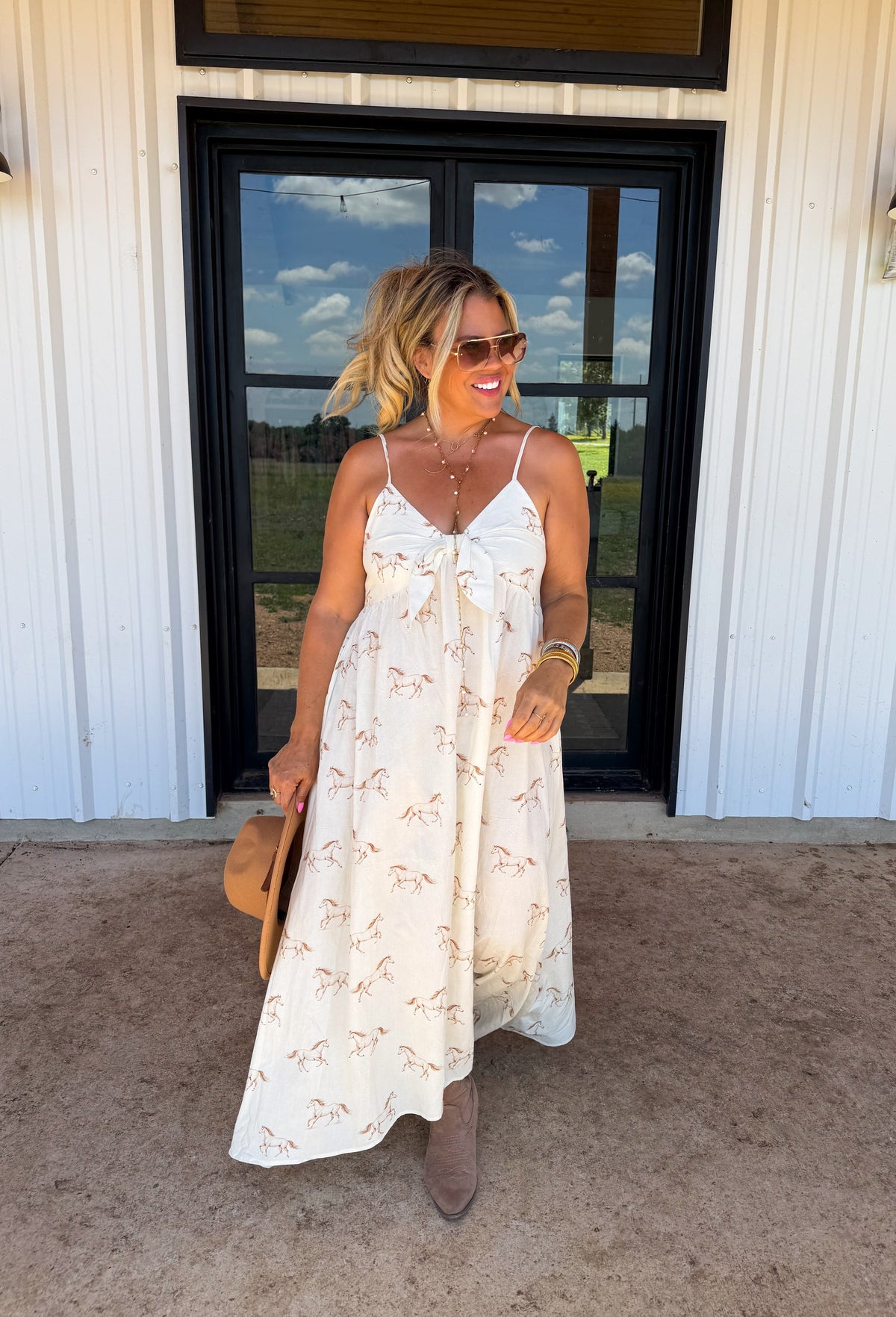 WESTERN CHARM MAXI DRESS