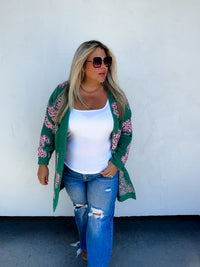 WILD ABOUT IT CHEETAH CARDIGAN