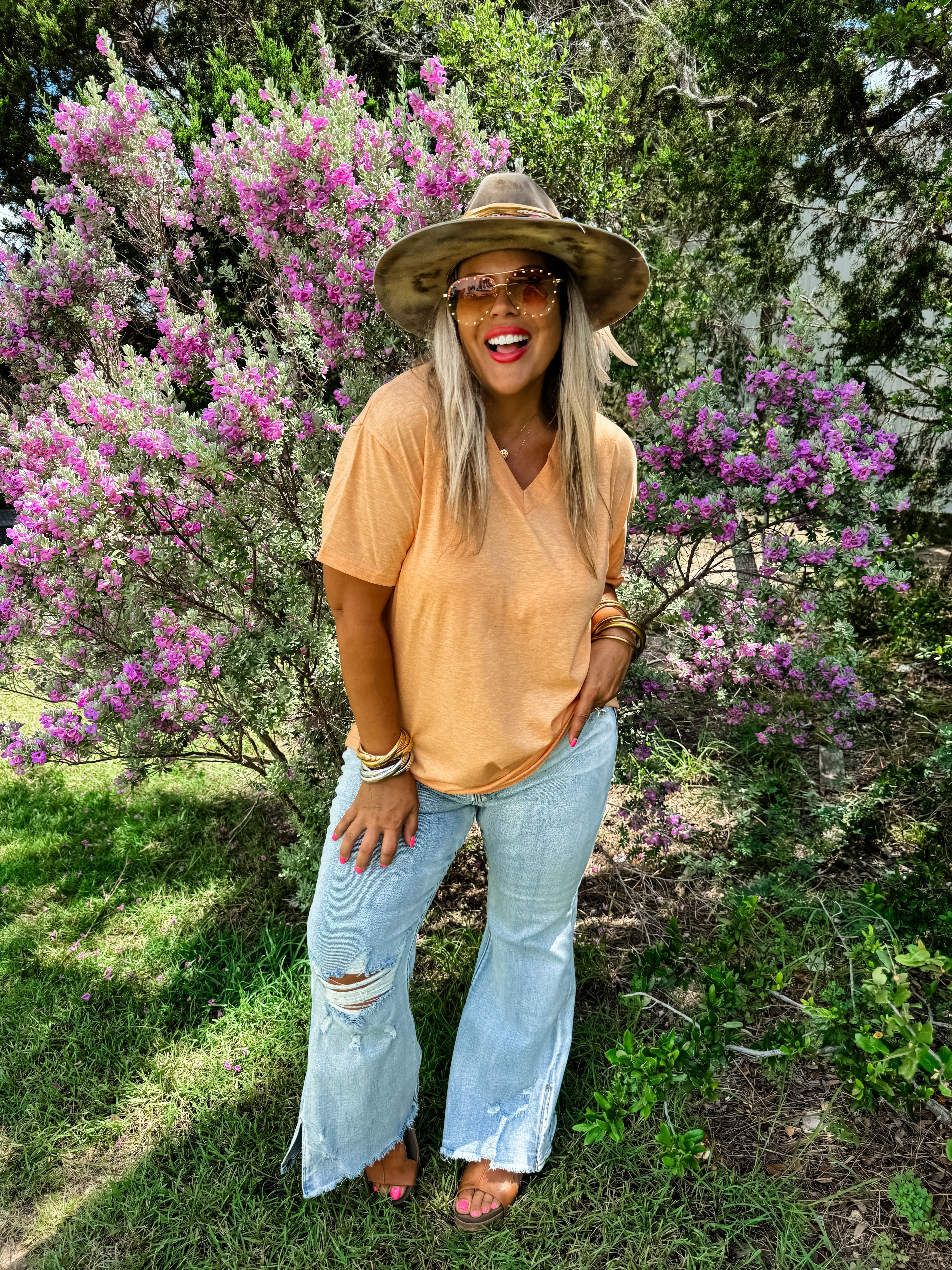 DAYTON LIGHTWASH SPLIT HEM JEAN – BLAKELEY BRAND