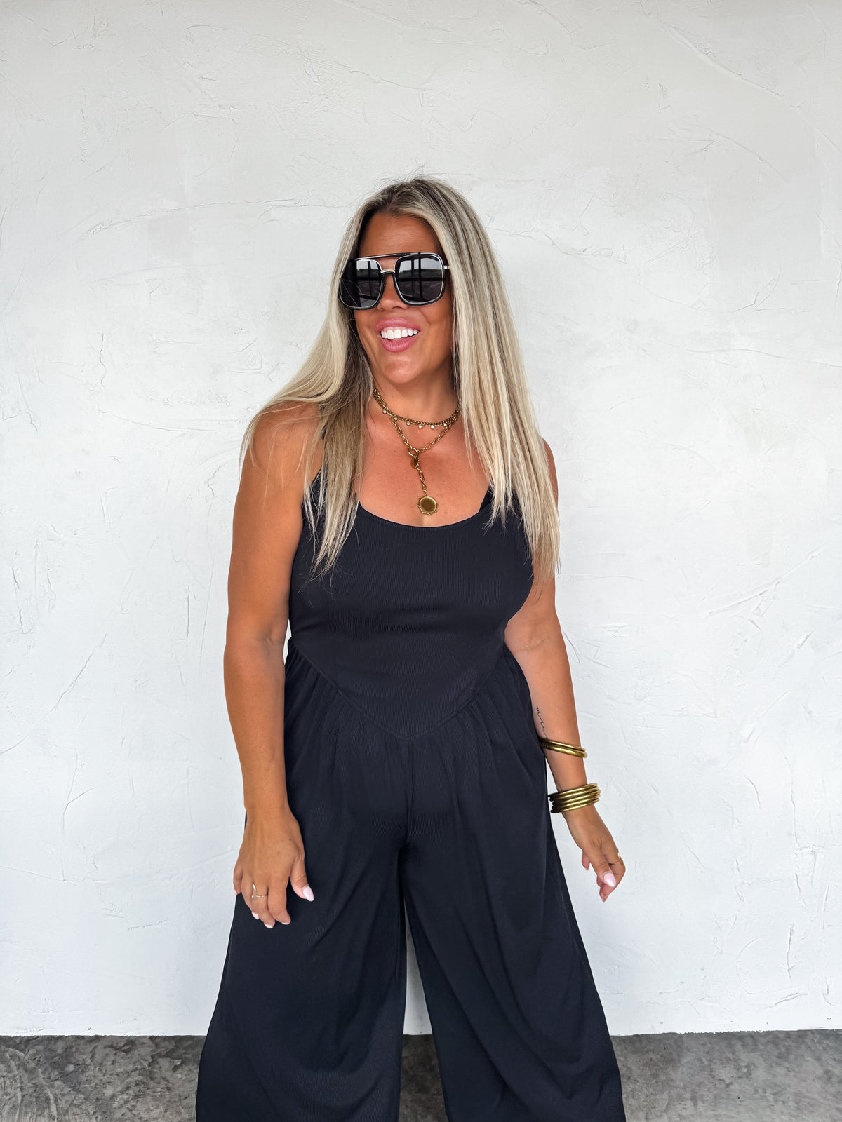 COOPER RIBBED ROMPER