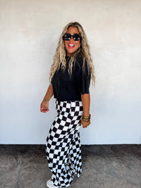 CHECKER POP PANTS