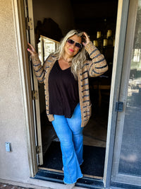 STRIPE MILEY DOT CARDIGAN