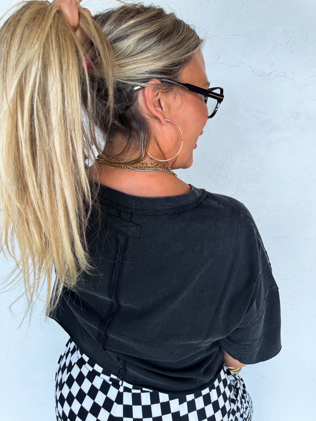 REGAN RAW HEM TEE