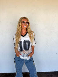 BLEACHER BABE LACE JERSEY