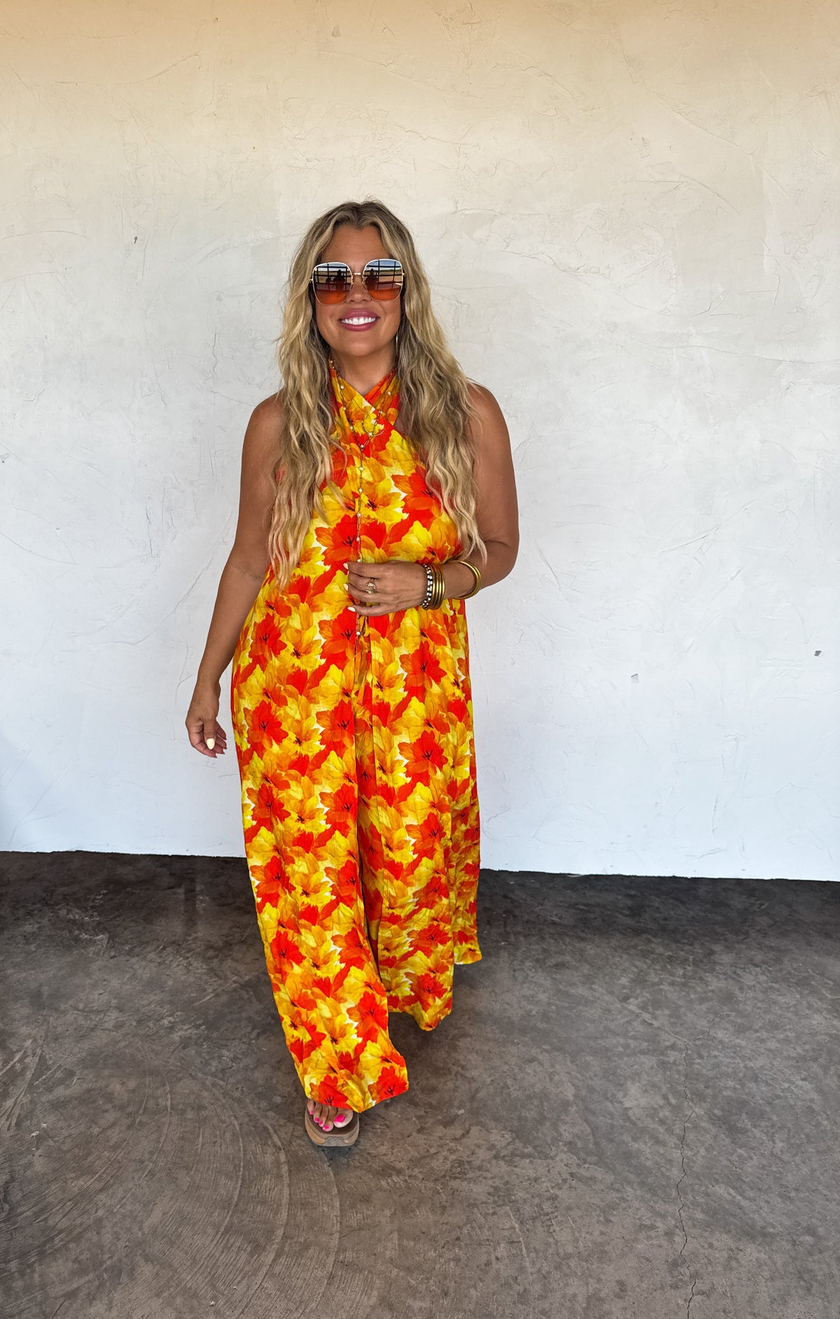 GOLDEN HOUR HALTER SET