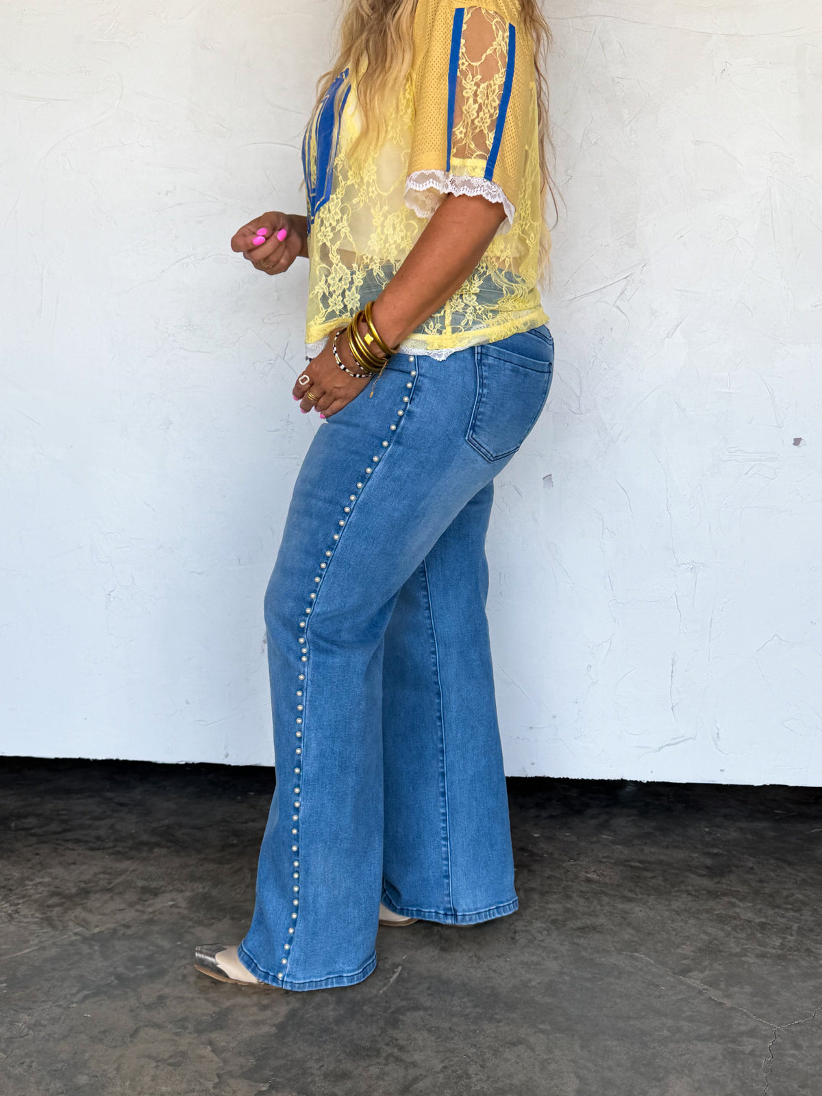UPTOWN PEARL DENIM JEAN