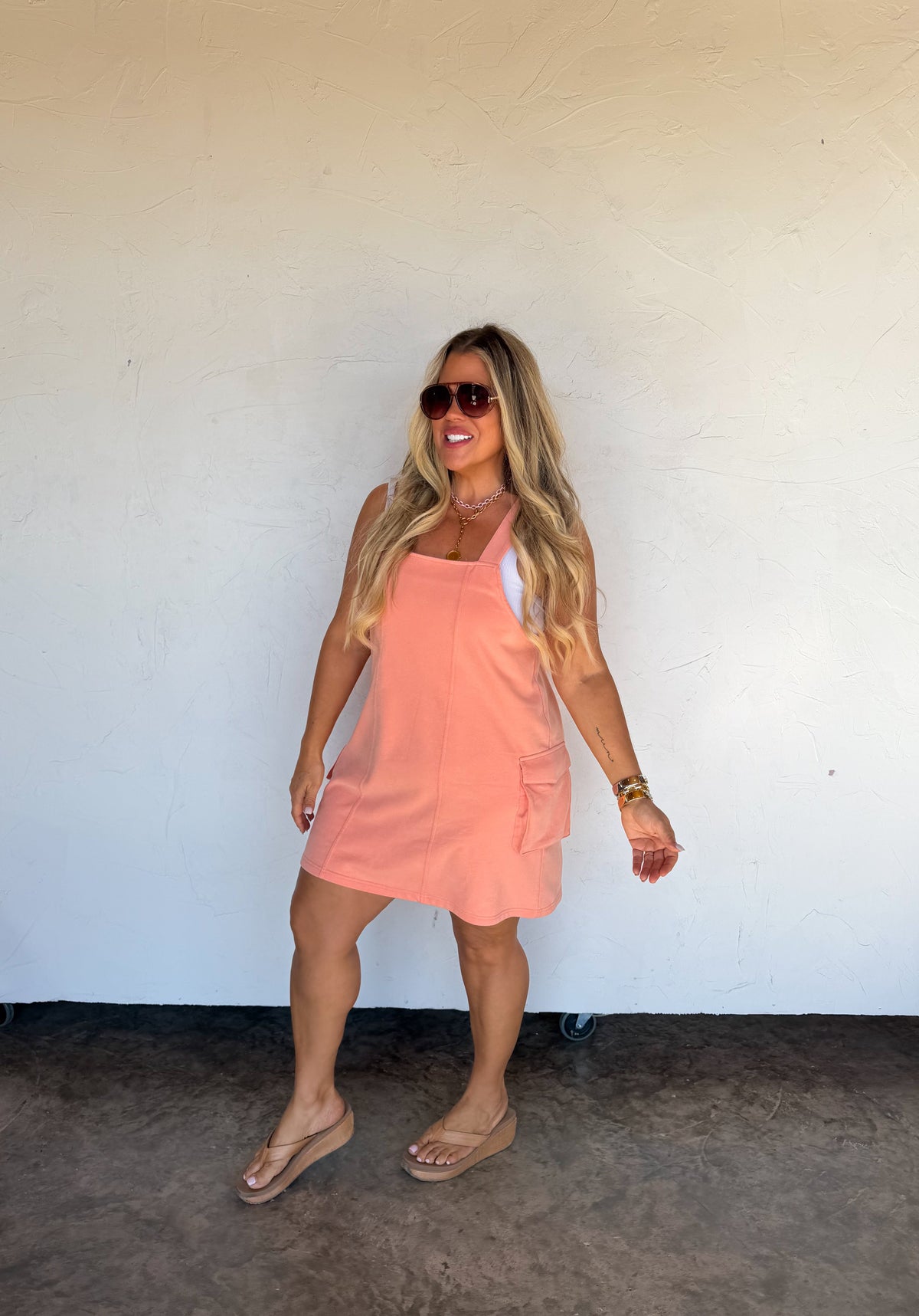 SPRING MILLIE OVERALL DRESS