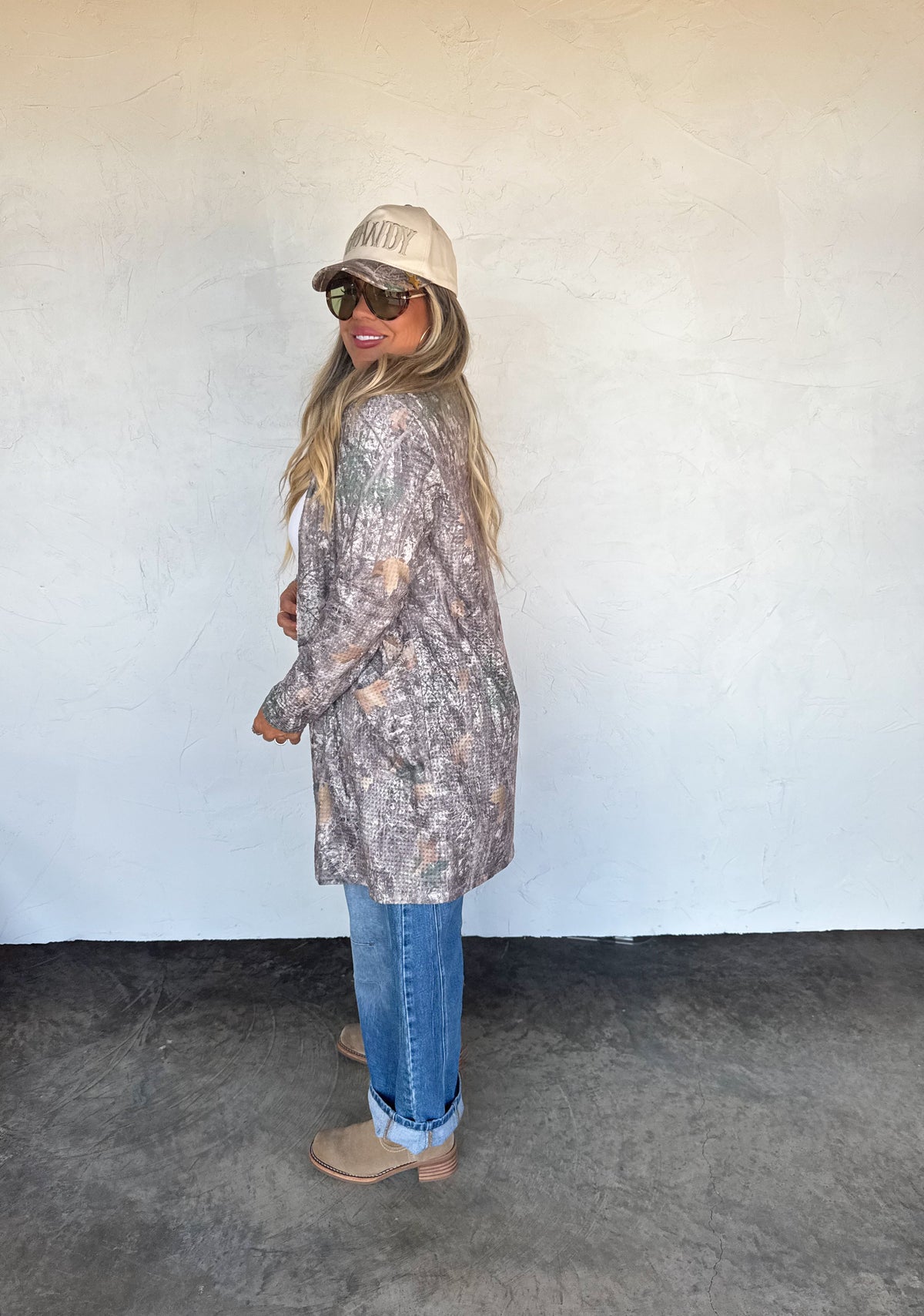 WOODLAND CAMO LOLA CARDIGAN