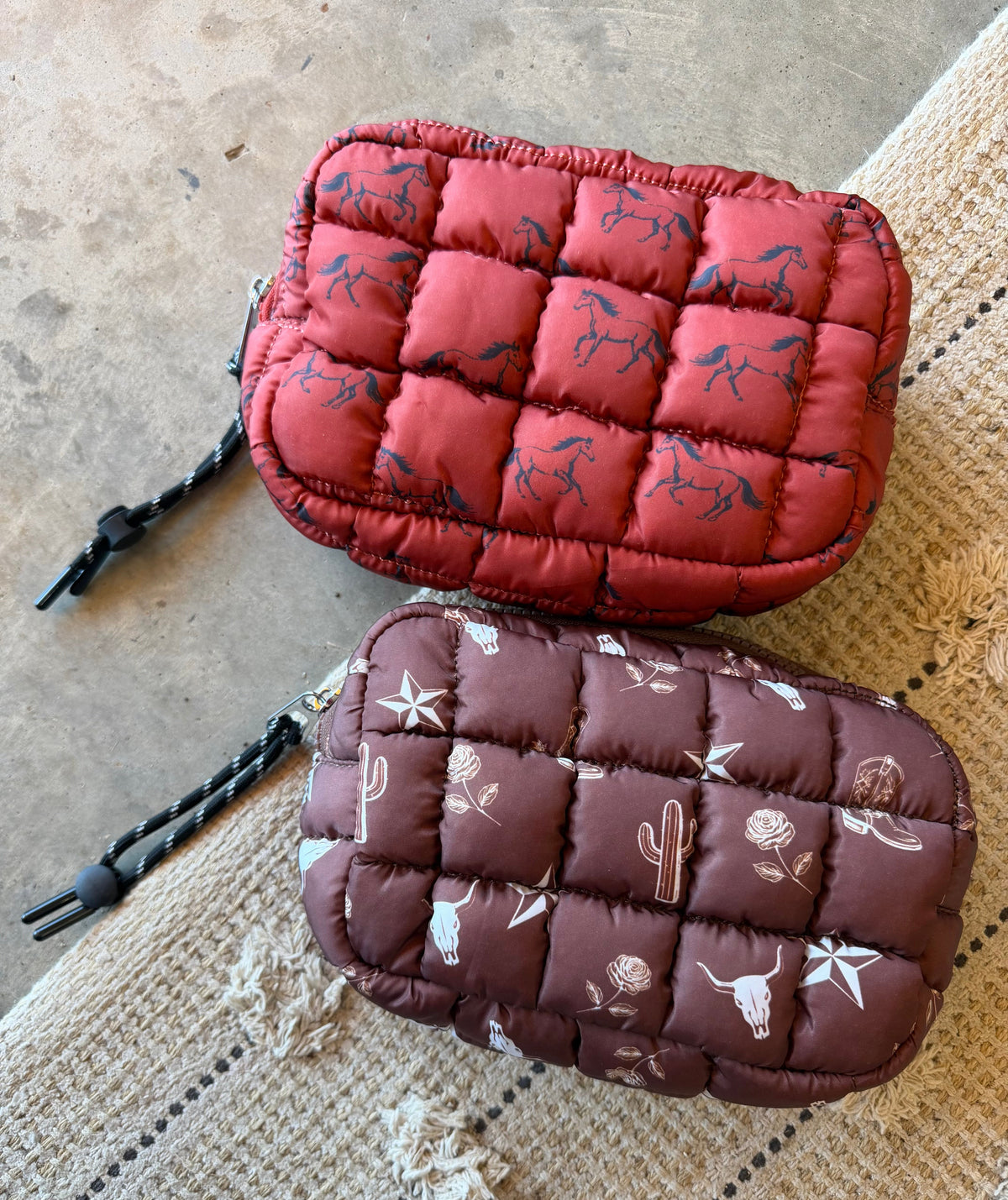 WESTERN MINI PUFF CLUTCH BAG