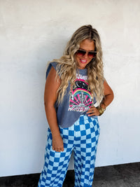 CHECKER POP PANTS
