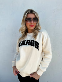 MARGS SHERPA LETTER SWEATSHIRT