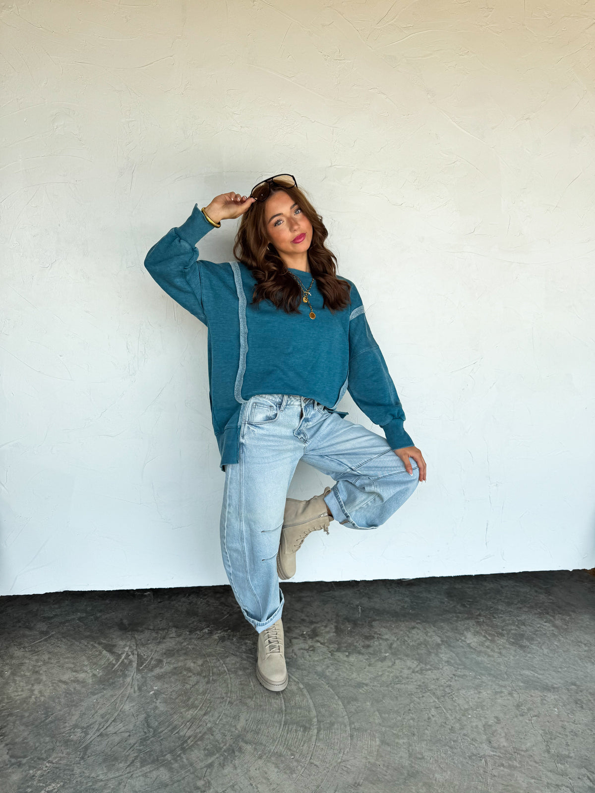 FALL COLORS CLASSIC CREW PULLOVER