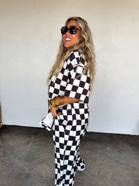 CHECKER POP PANTS