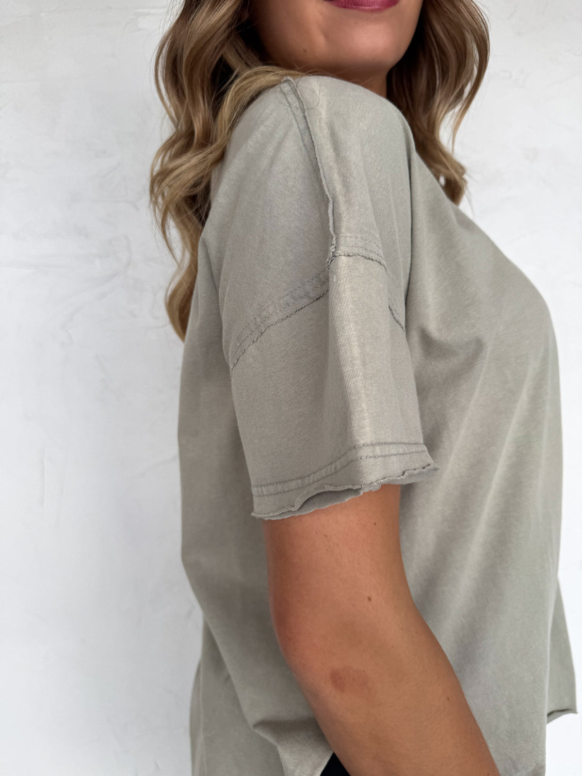 NEW COLORS- JOEY WASHED COTTON BOYFRIEND TEE