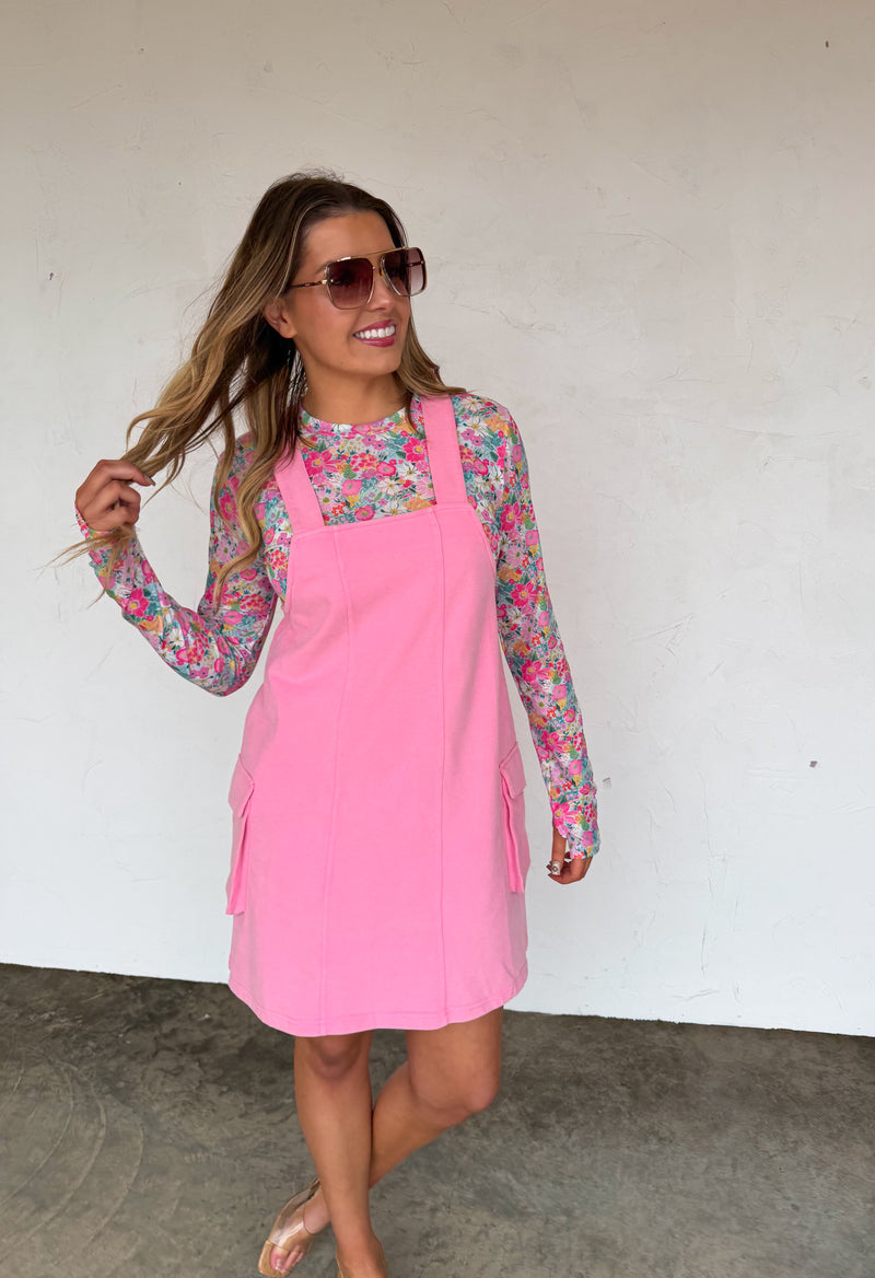 SPRING MILLIE OVERALL DRESS – BLAKELEY BRAND SPRING MILLIE OVERALL DRESS – BLAKELEY BRAND