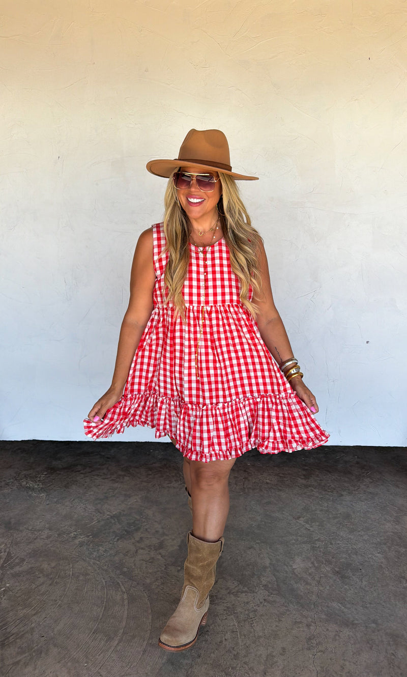 HARVEST & GINGHAM DRESS