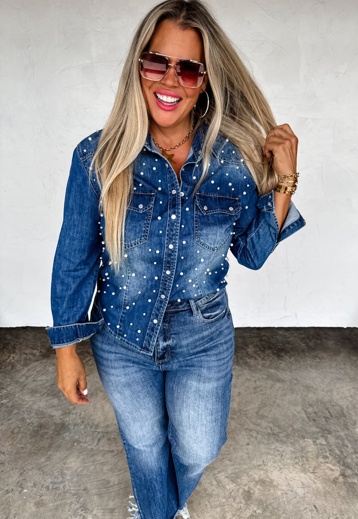 DOLLY DENIM TOP