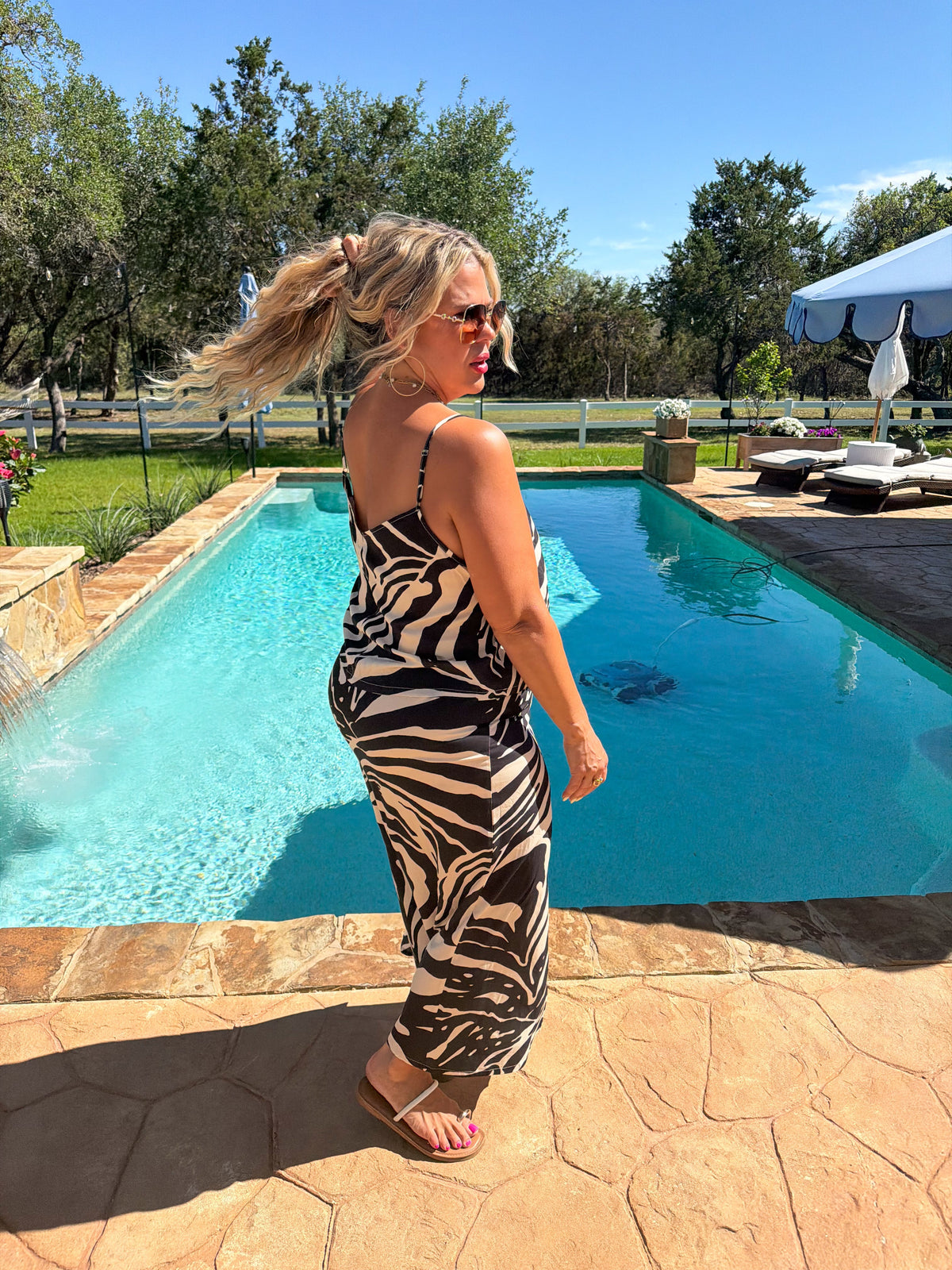 WILD COAST ZEBRA SKIRT SET