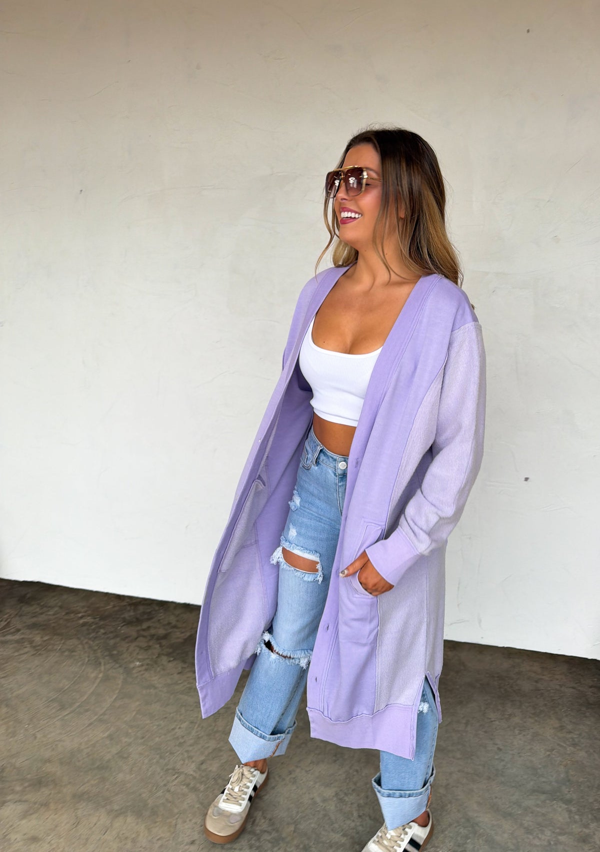 SPRING DESI SWEATSHIRT CARDIGAN