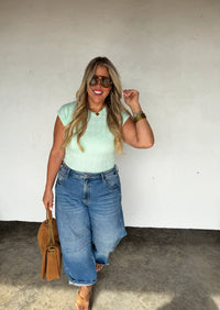 SPRING HARLEY CAP SLEEVE BASIC TOP