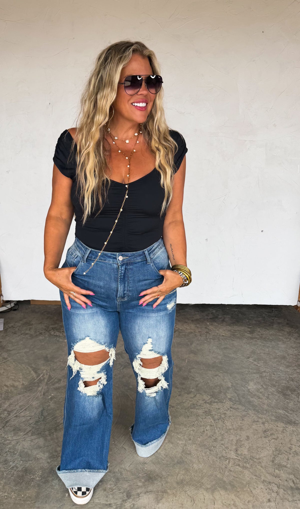 BLAKELEY DISTRESSED JEANS