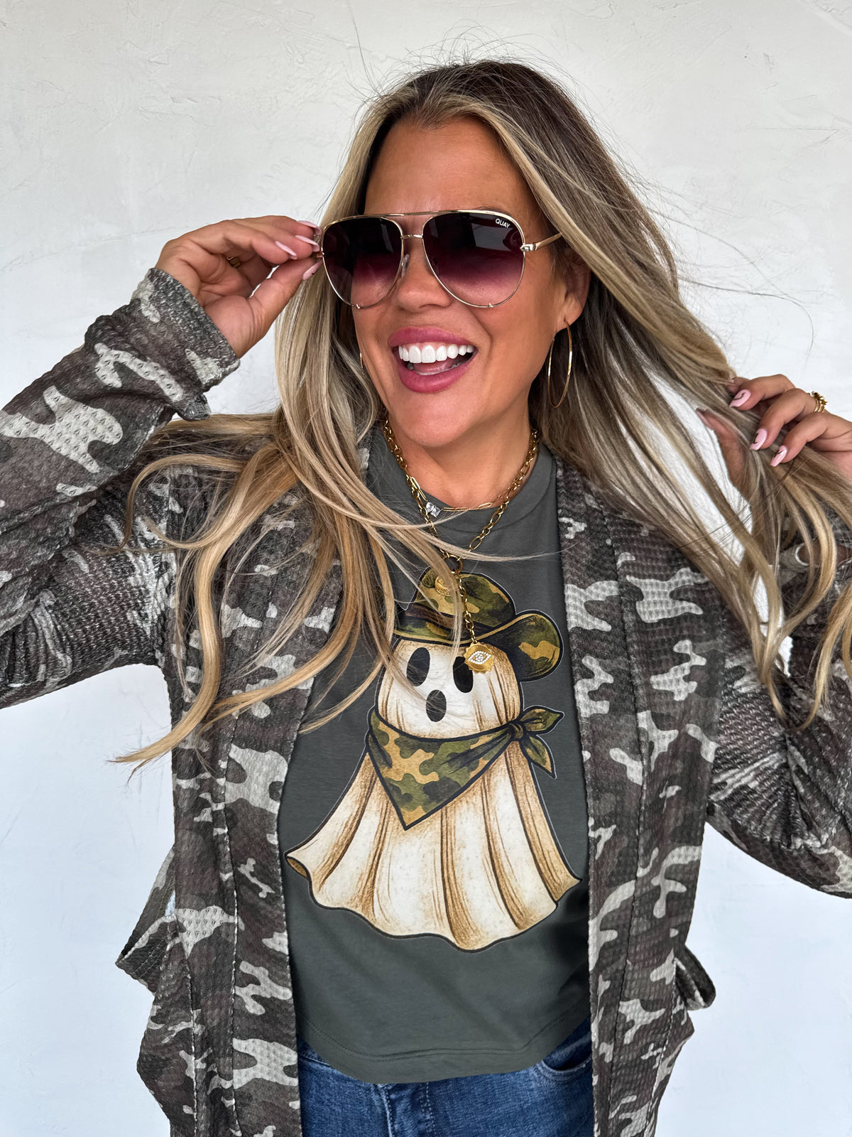 CAMO & CHEETAH PRINT LOLA CARDIGAN