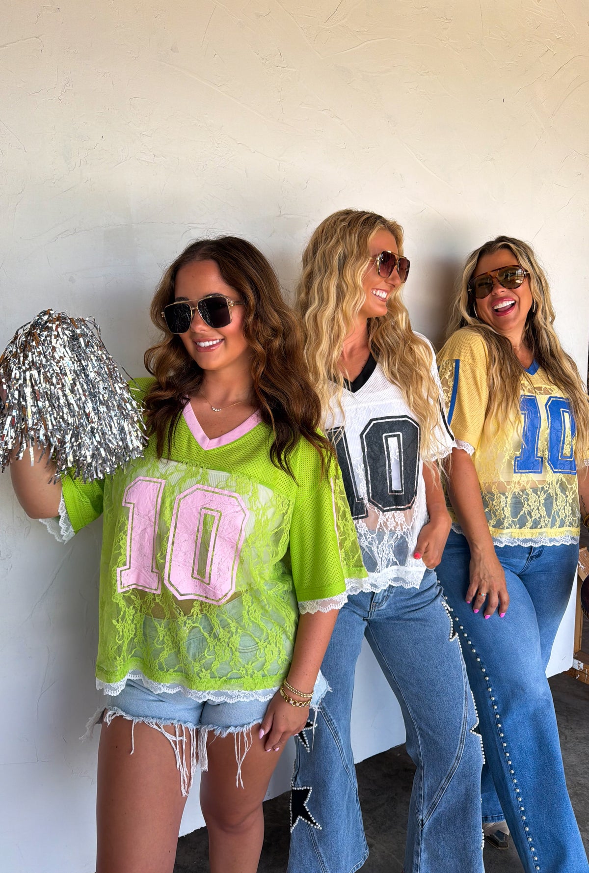 BLEACHER BABE LACE JERSEY