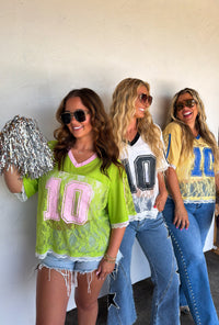 BLEACHER BABE LACE JERSEY