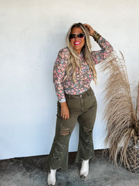 BOOTS & BLOOMS COLLECTION MESH TOPS