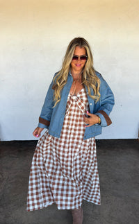 WESTERN CHARM MAXI DRESS