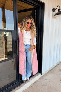 REVERSIBLE SHERPA PUFFER VEST