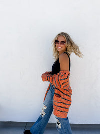 STRIPE MILEY DOT CARDIGAN